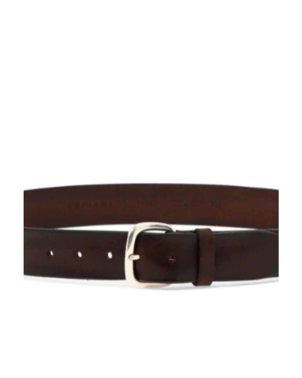 Orciani White Logo Belt for men