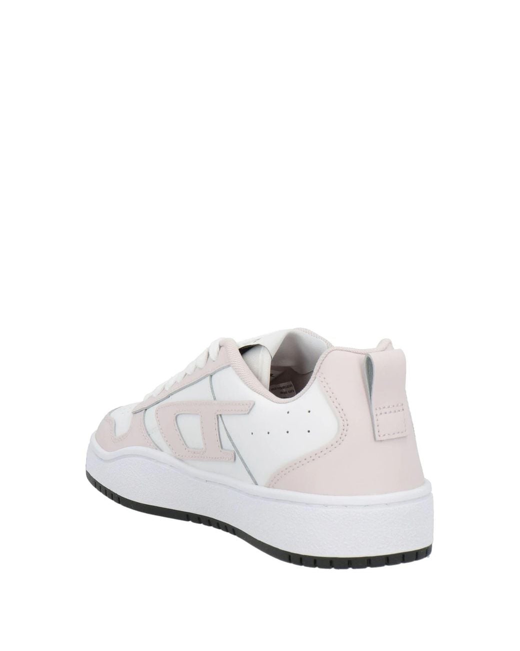 DIESEL White Leather Casual Shoes