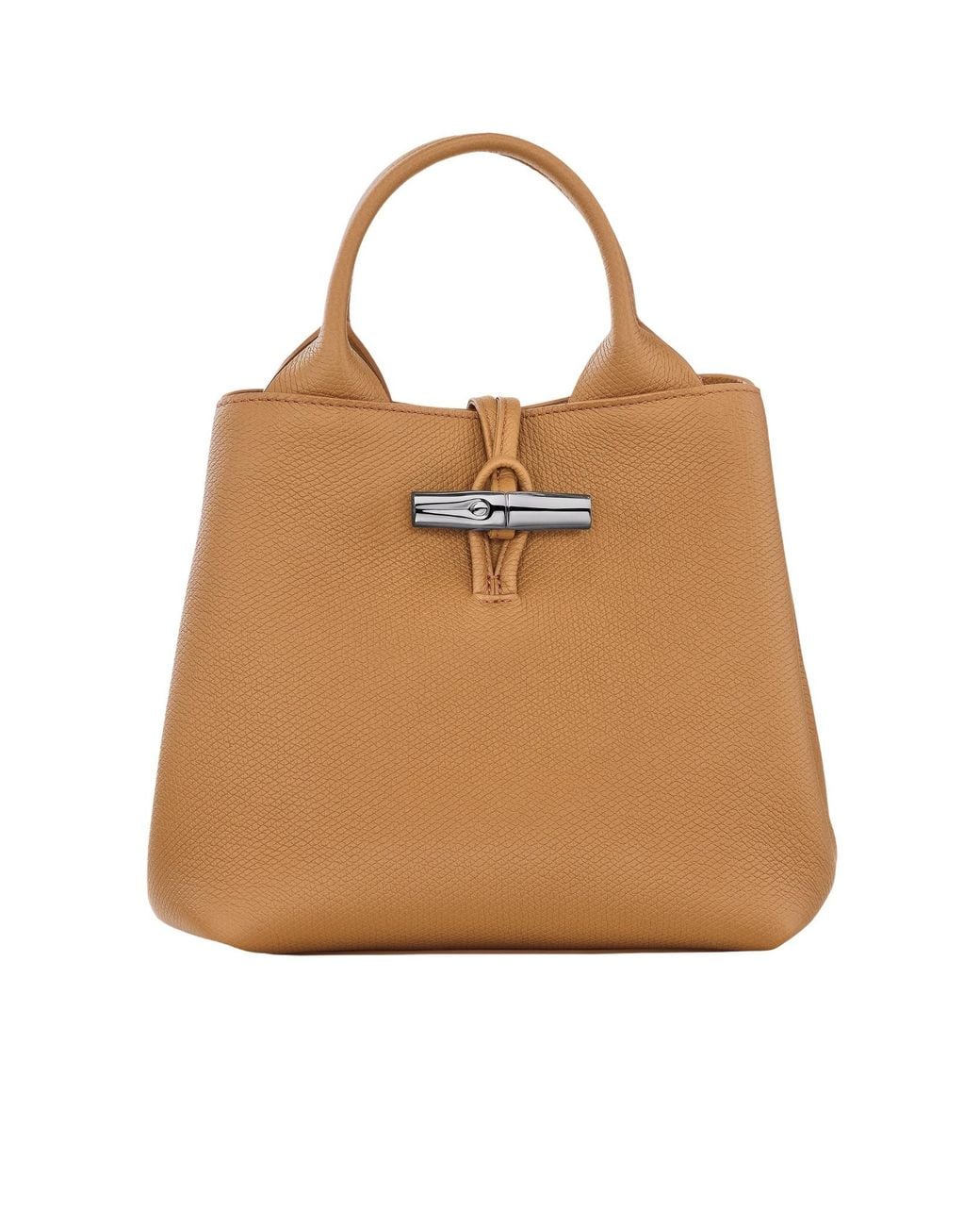 Longchamp Brown Le Roseau Small Tote Bag