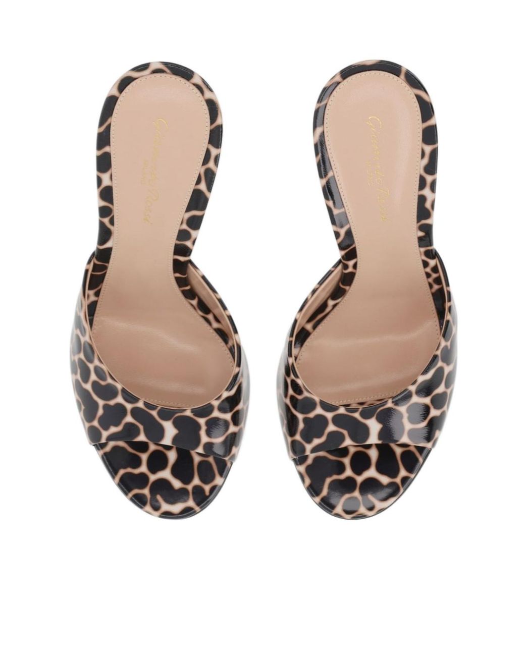 Gianvito Rossi Metallic Open-Toe High-Heeled Sandals