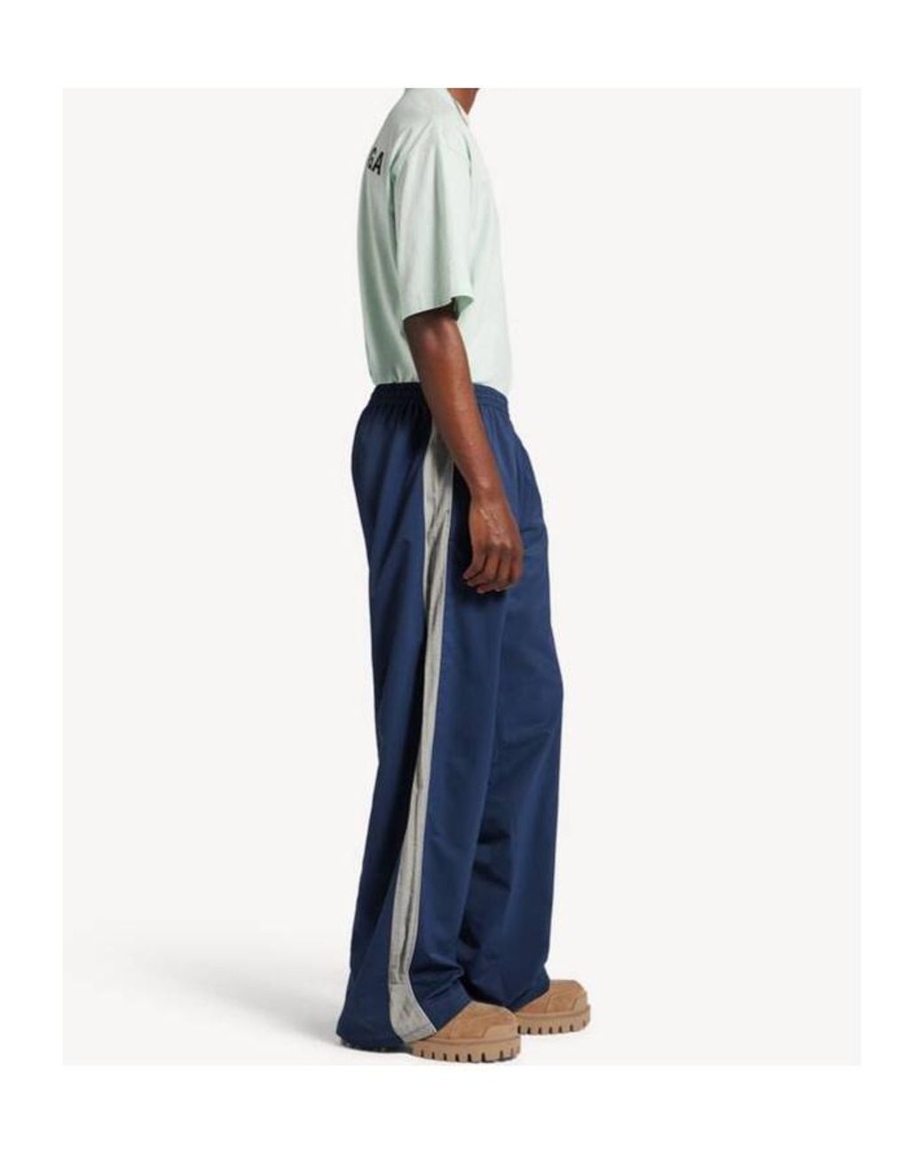 Balenciaga Blue Loop Sports Icon Track Pants for men