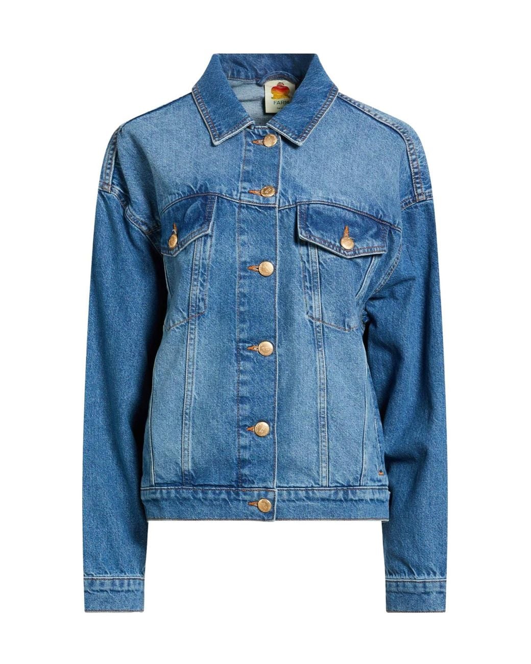 Farm Rio Blue Long-Sleeved Jacket