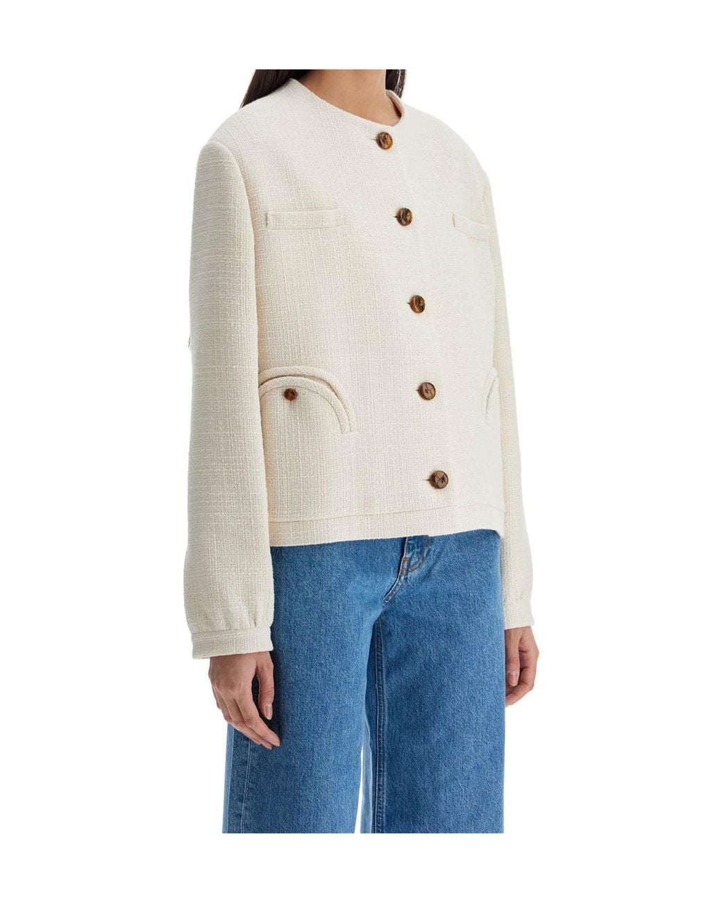 Blazé Milano White Missy Gliss Jacket
