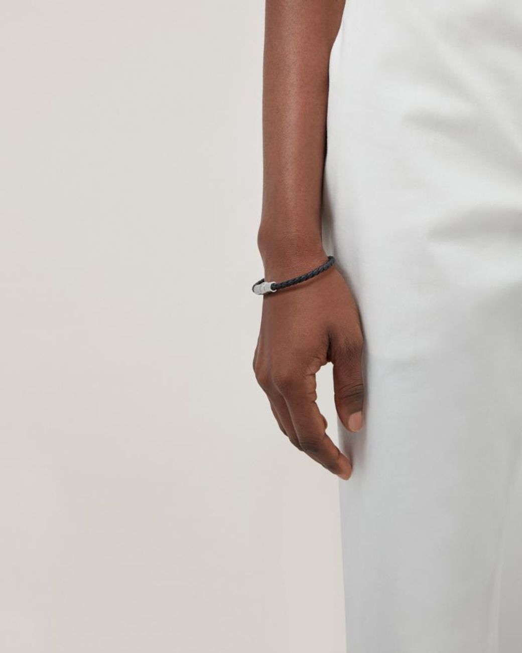 Mulberry Metallic Bijoux Braided Bracelet for men