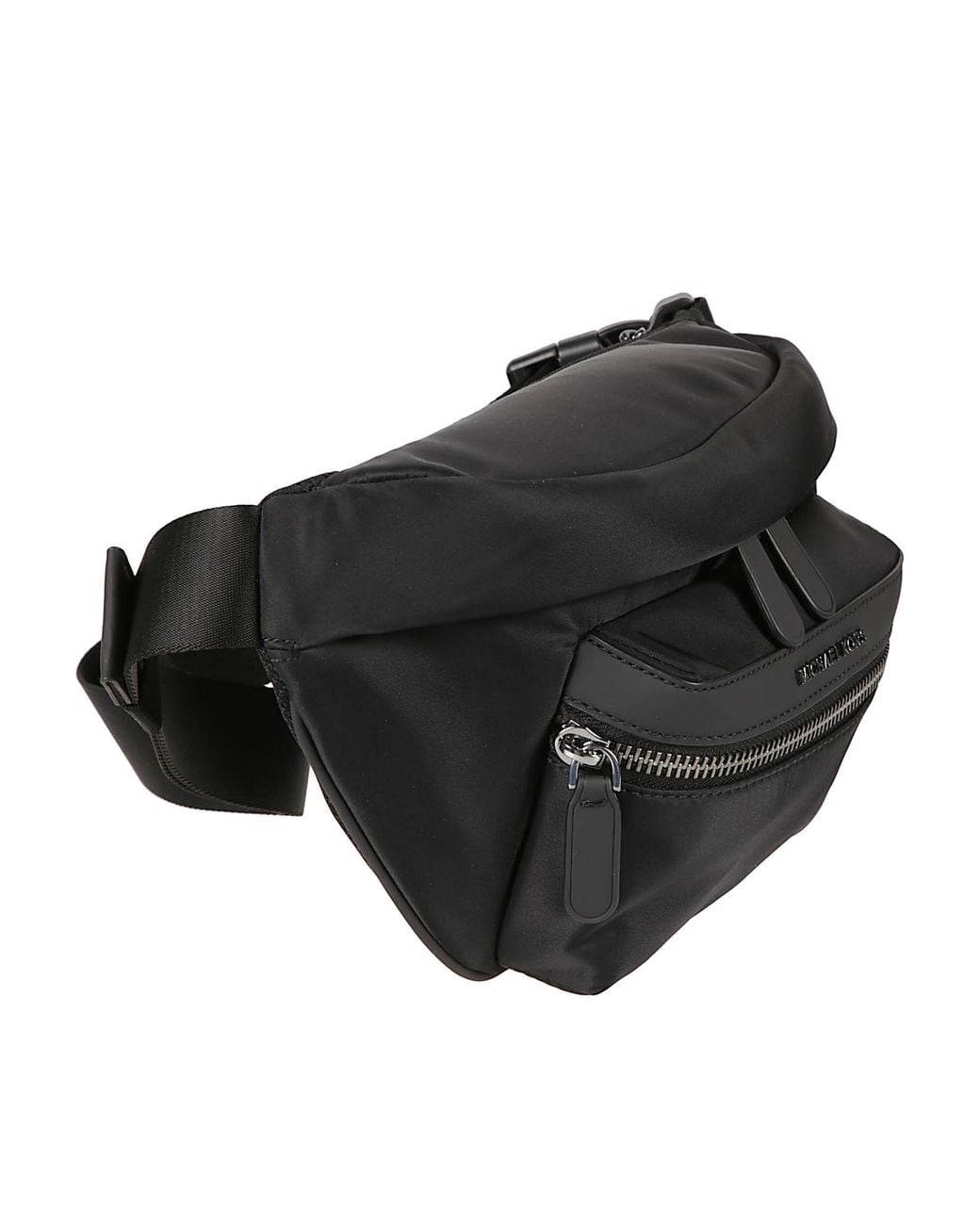 Michael Kors Black Logo Lettering Belt Bag for men