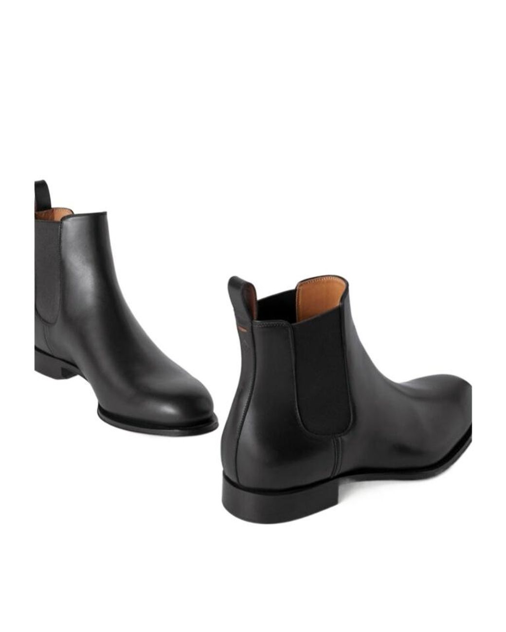Loro Piana Black Rory Walk Chelsea Boots for men