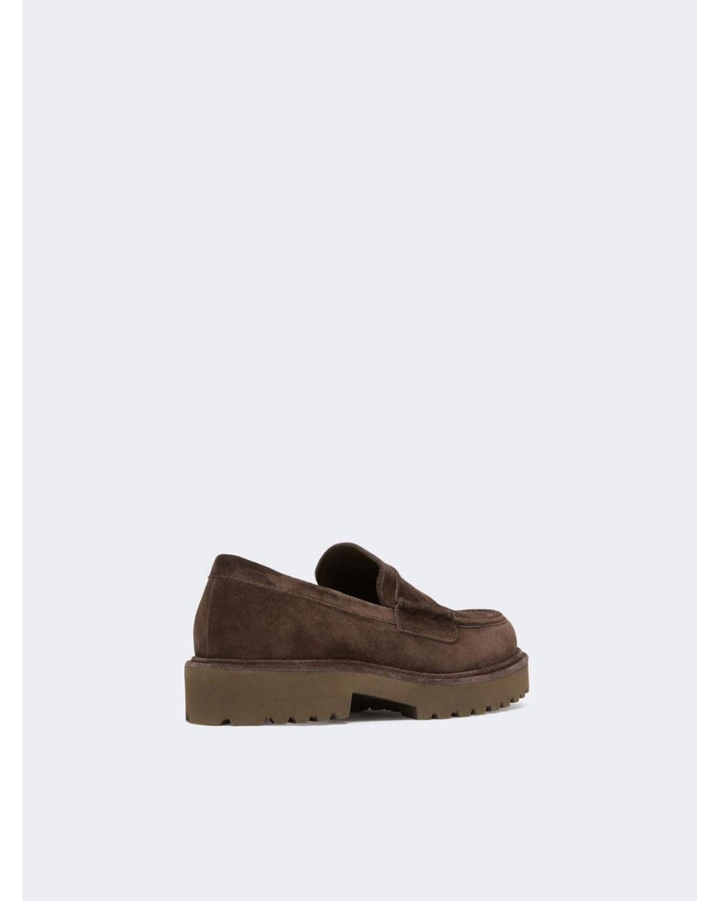 Max Mara Brown Mxaafelio Round-Toe Loafers