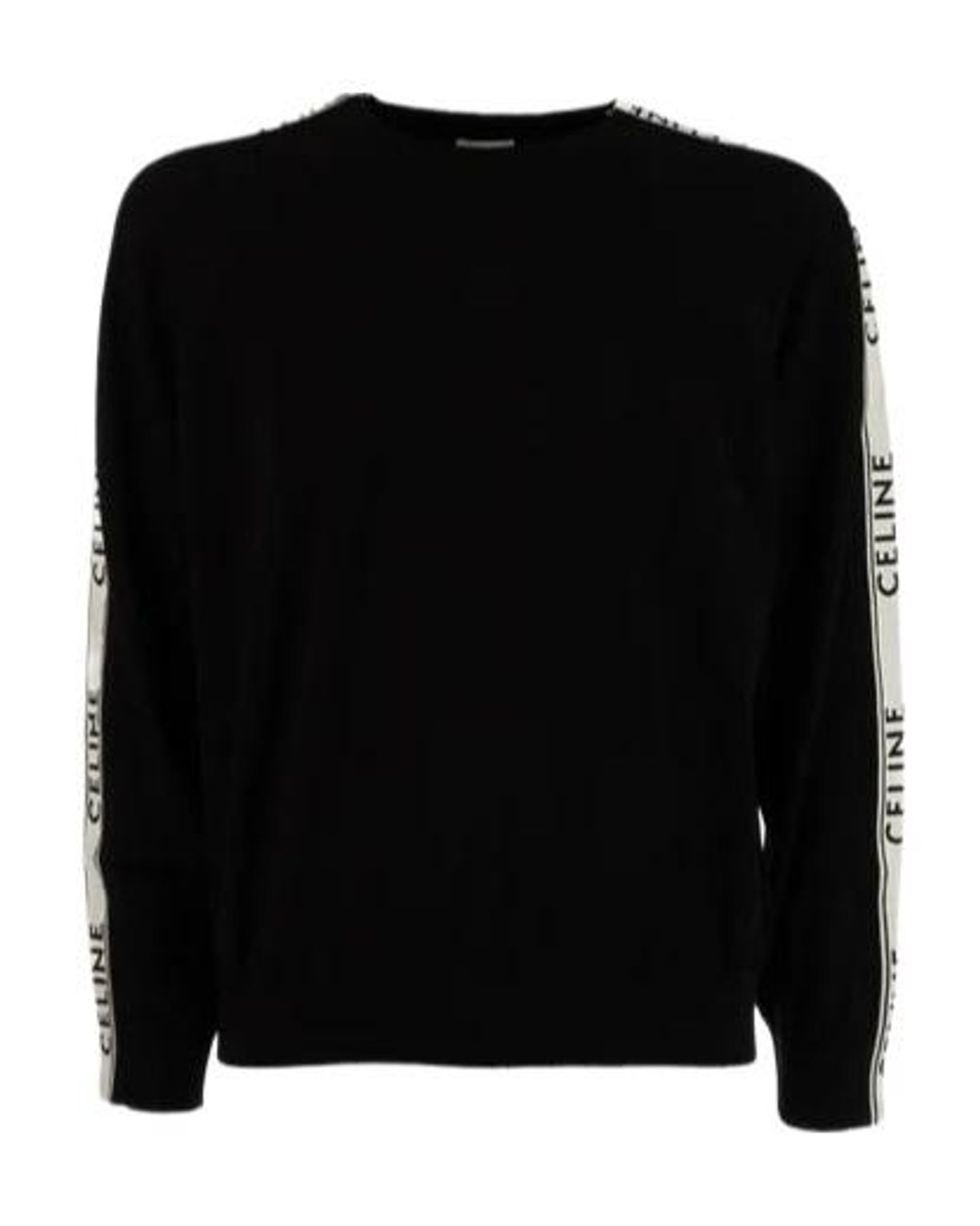 Céline Black Crewneck Sweater for men