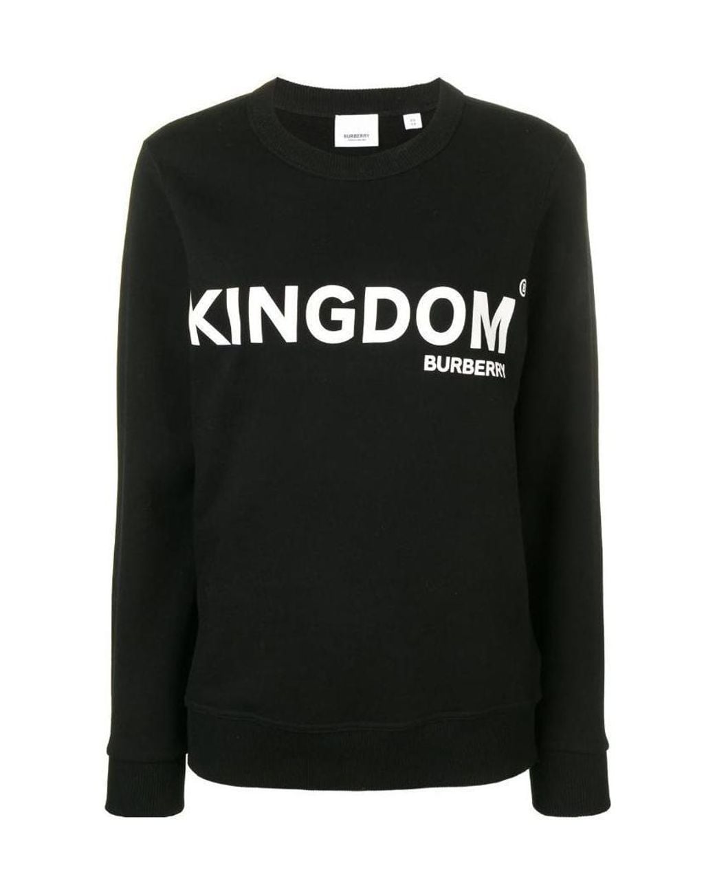 Burberry Black Logo Printed Hoodie