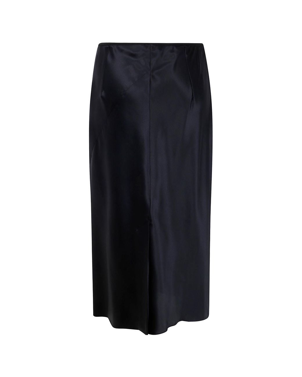 Dries Van Noten Black Elastic Waist Skirt