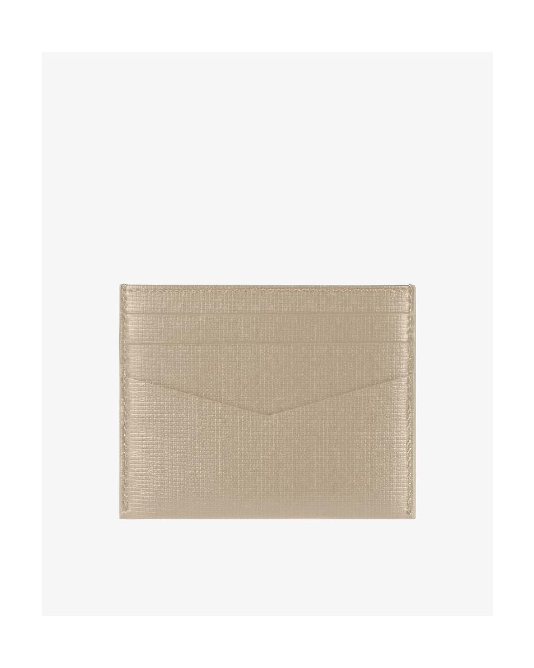 Givenchy Natural Logo Printed Open Top Card Holder for men