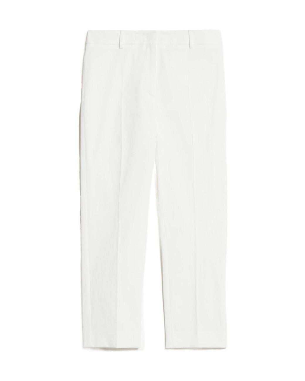 Weekend by Maxmara White Cotton Trousers