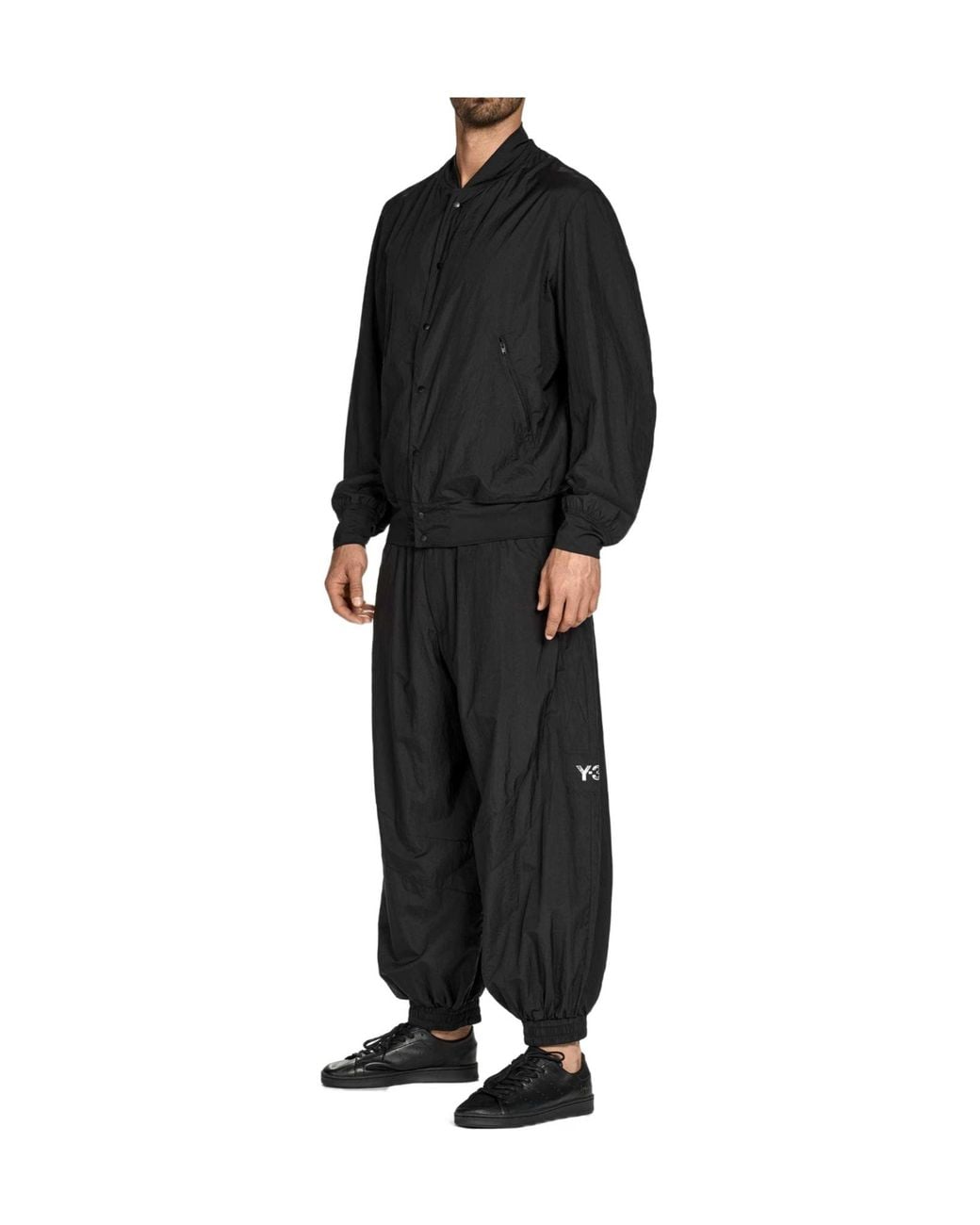 Y-3 Black Cropped Jacket for men