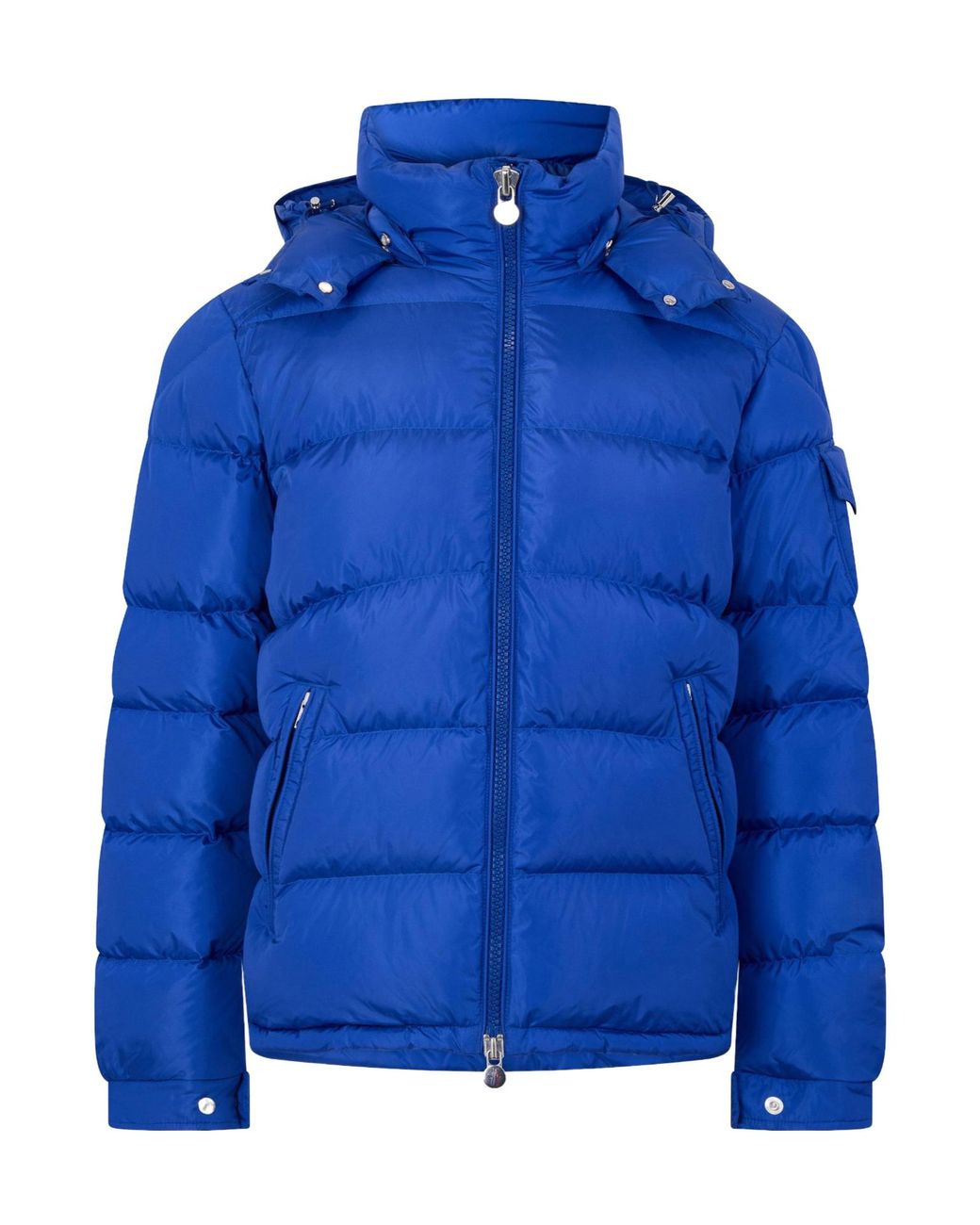 Moncler Blue Cropped Down Jacket for men