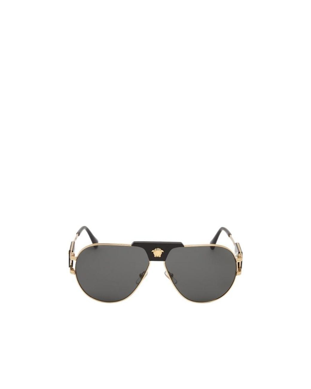 Versace Metallic Logo Sunglasses for men