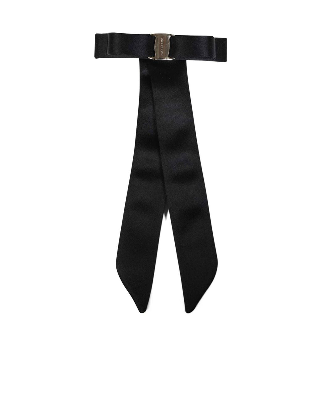 Ferragamo Black Ferragamo Vara Bow Long Hair Clip