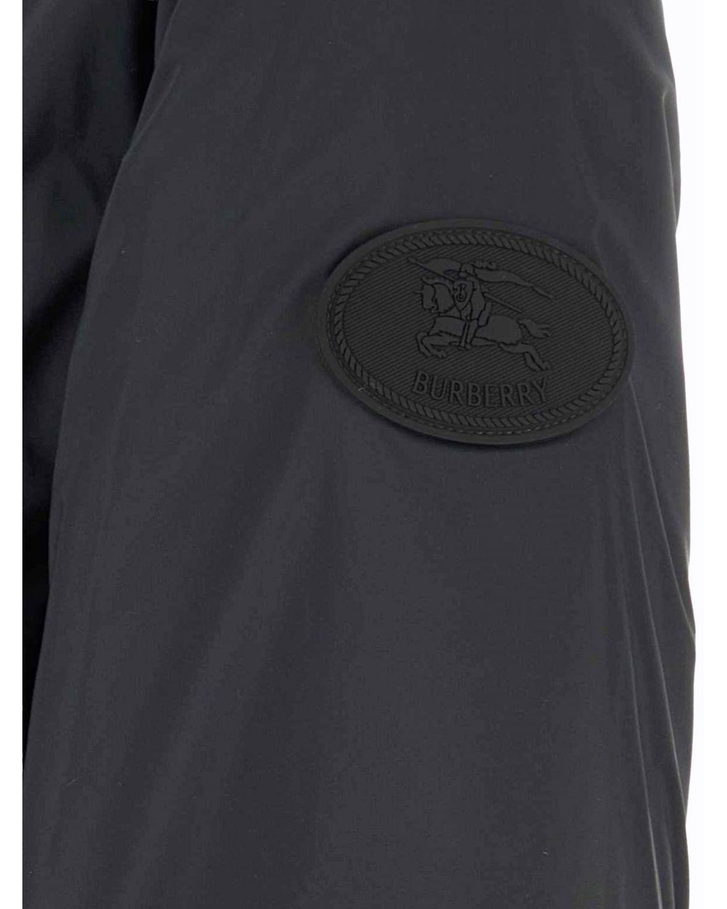 Burberry Black Dalewood Padded Overshirt for men