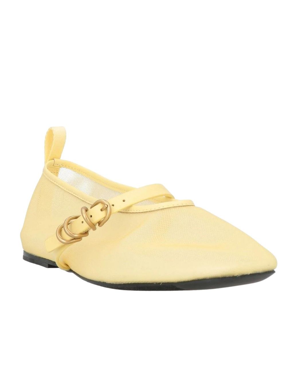 Rag & Bone Natural Ballet Flats Textile Fibers, Leather
