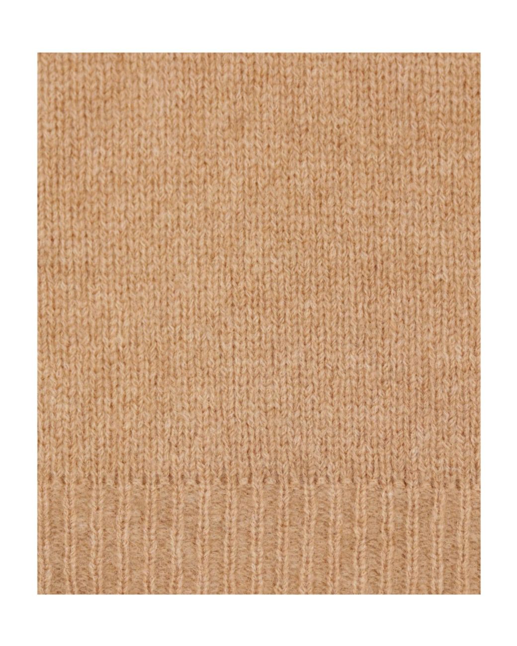 Roberto Collina Natural High Neck Knitted Sweater for men