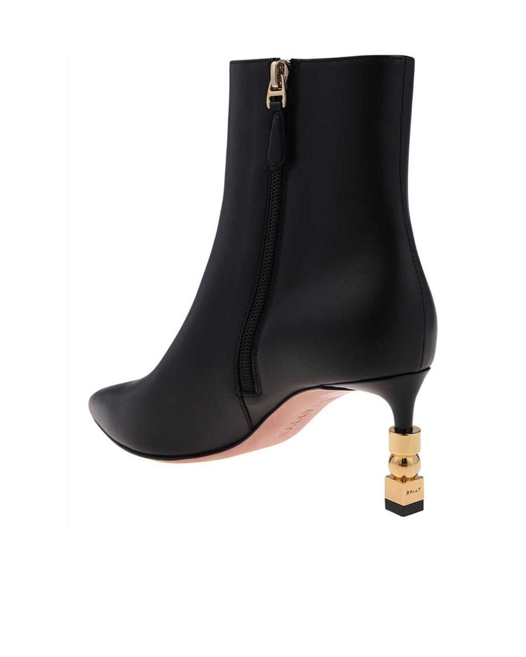 Bally Black Pointed Short Boots