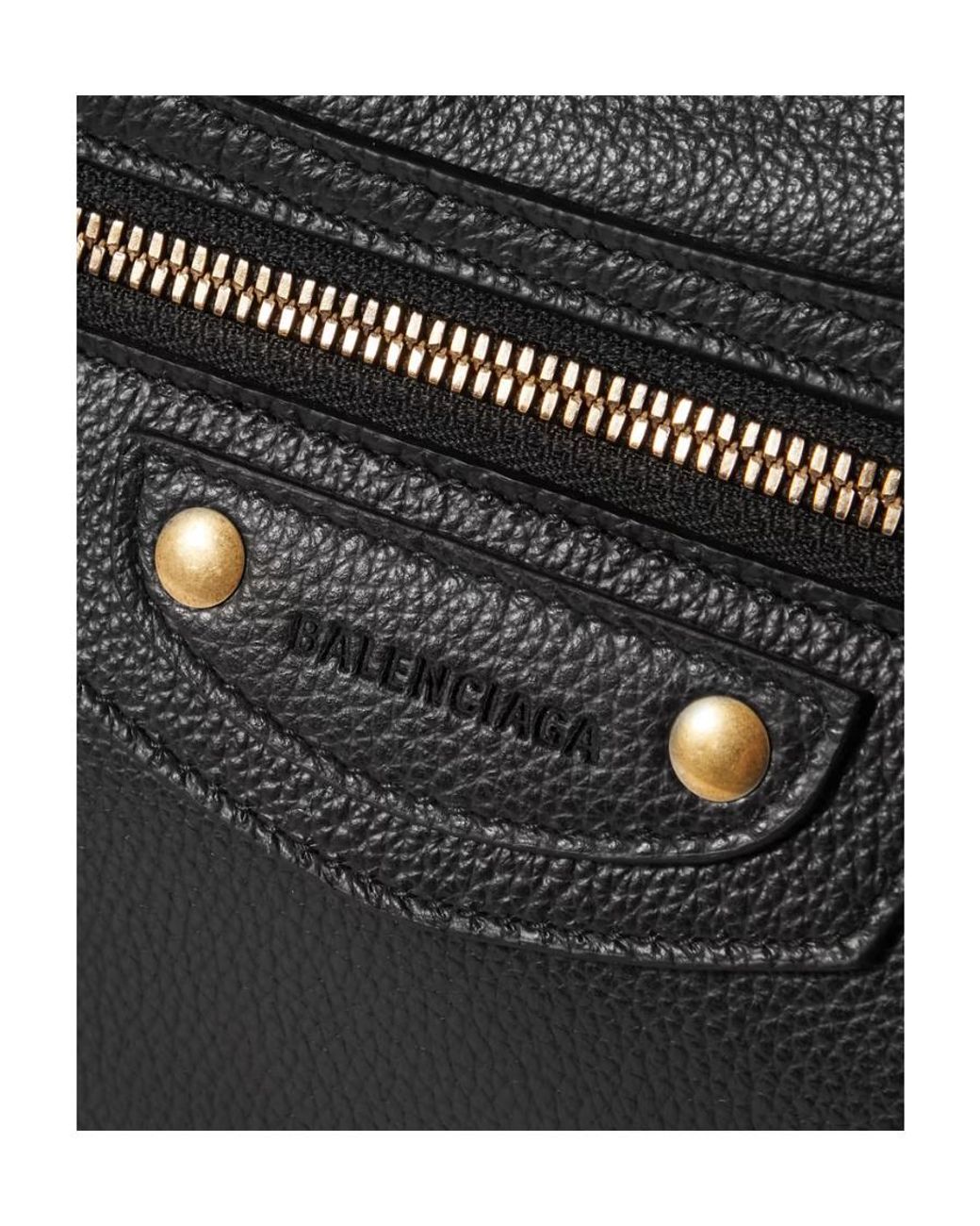 Balenciaga Black Piccola Borsa Neo Classic Top Handle Da Donna