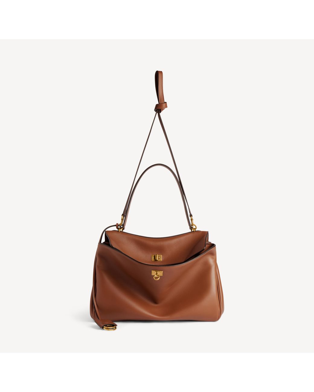 Balenciaga Brown Rodeo Medium Shoulder Bag