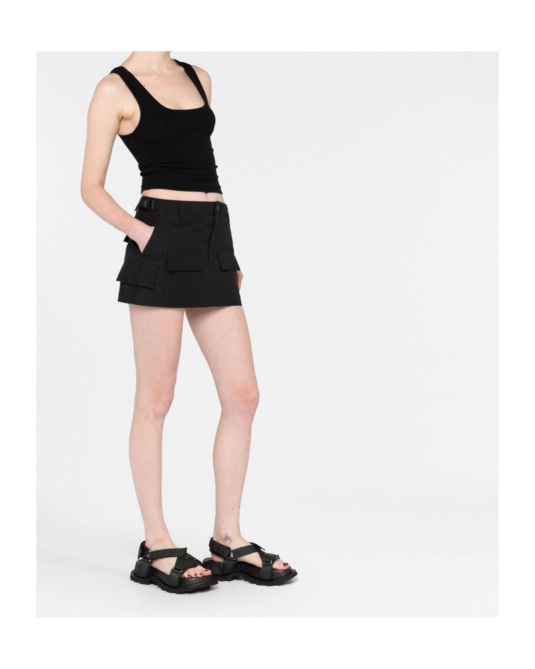 Wardrobe NYC Black Sleeveless Vest Top