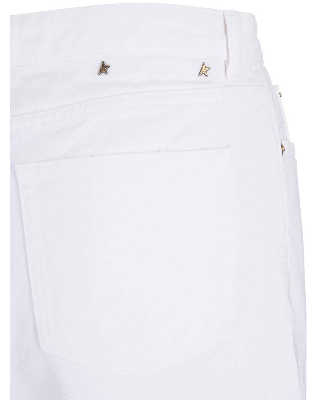 Golden Goose Deluxe Brand White Wide-Leg Jeans