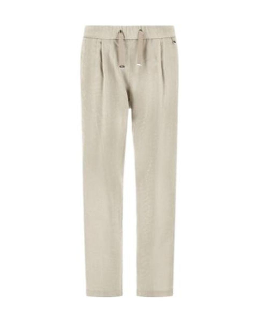 Herno Natural Resort Pleated Drawstring Trousers