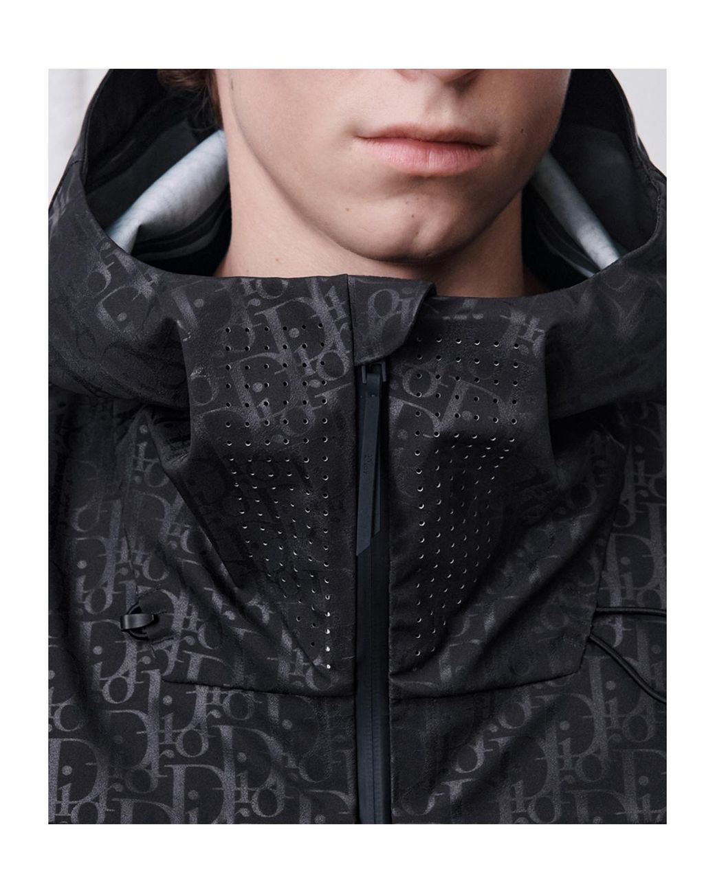 Dior Blue Alps Oblique Shell Jacket for men
