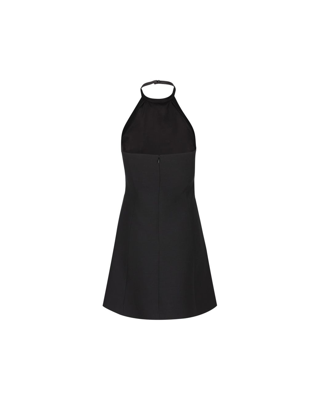 Valentino Black Bow Embellished Halterneck Dress