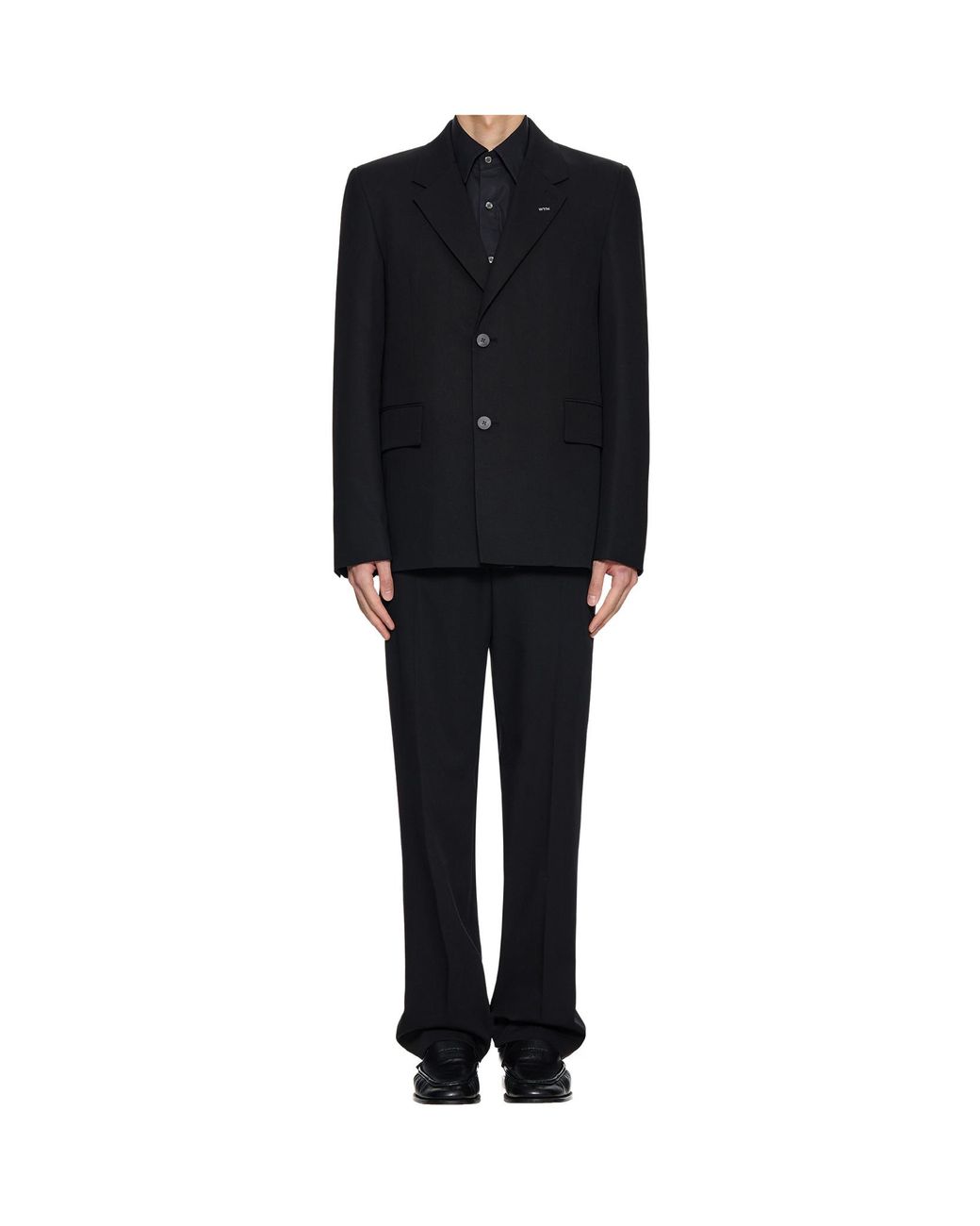 Wooyoungmi Black Wool Blazer Jacket for men