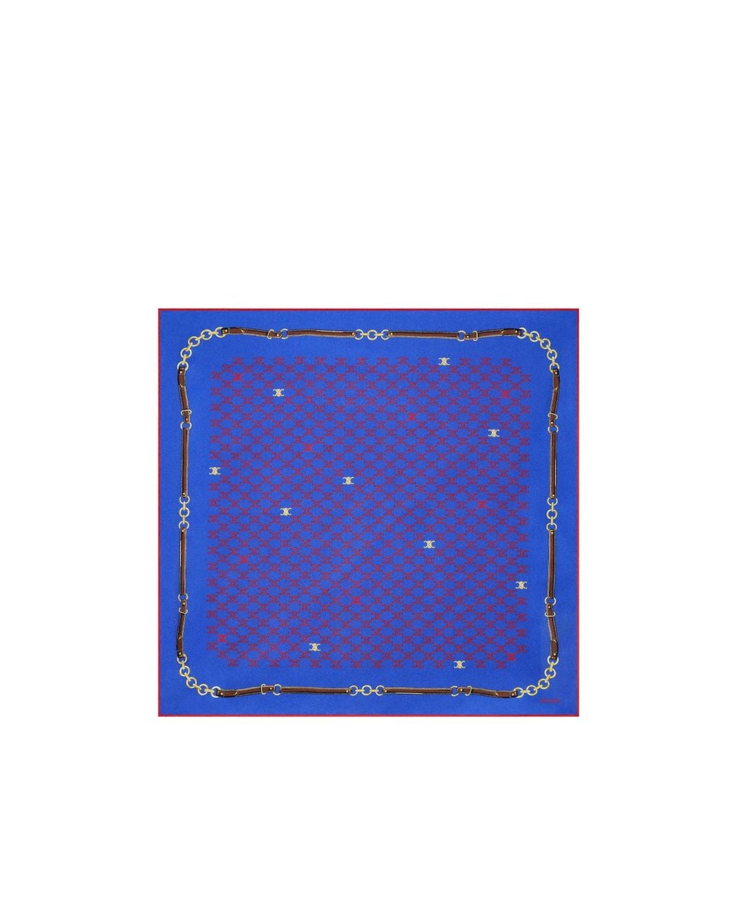 Céline Blue Avenue Foch Bandana, 55