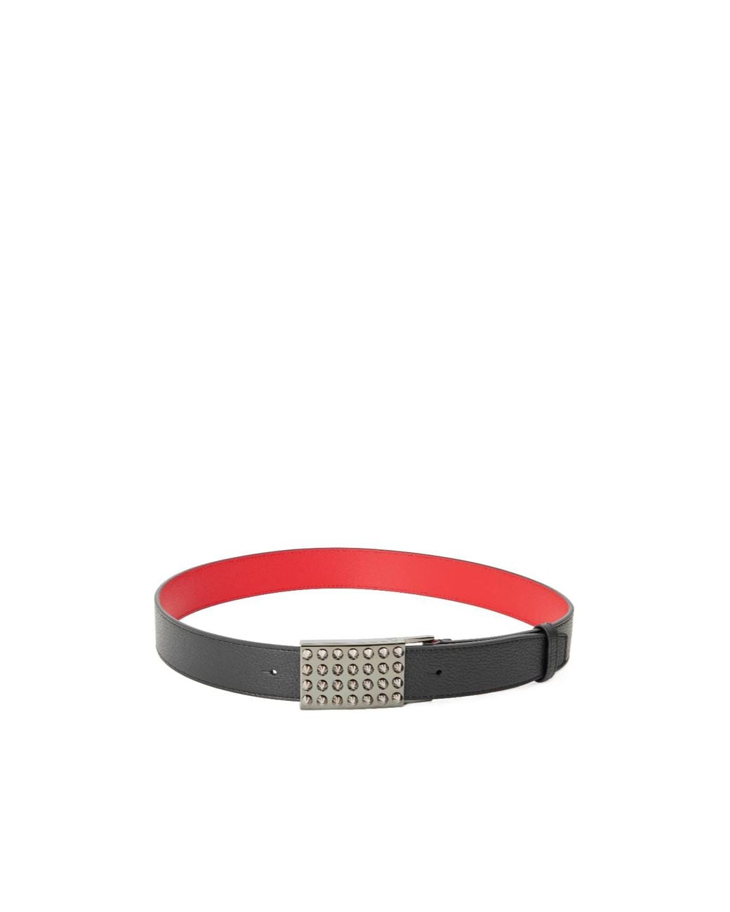 Christian Louboutin White Reversible Belt for men