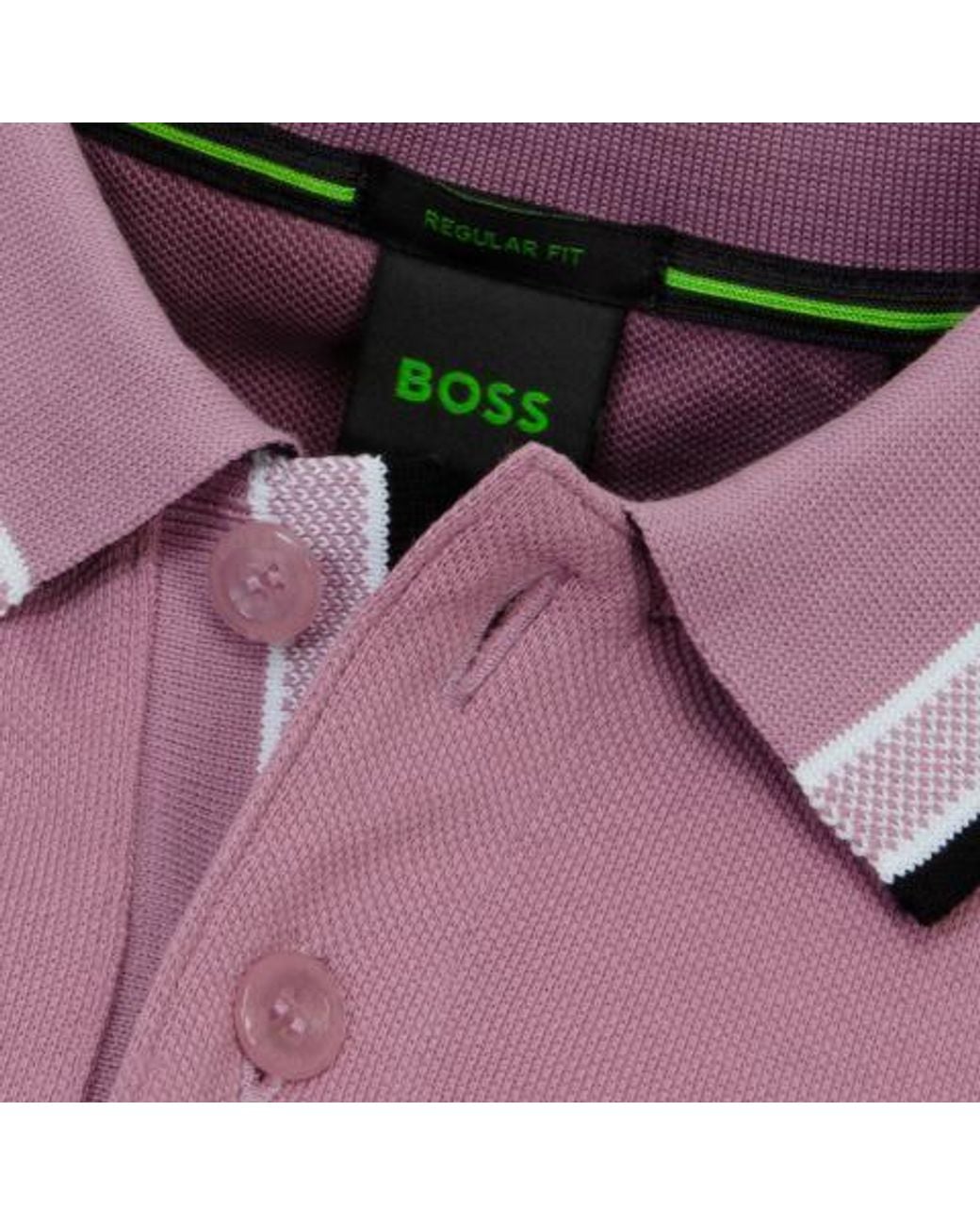 Boss Purple Paddy Polo Shirt for men
