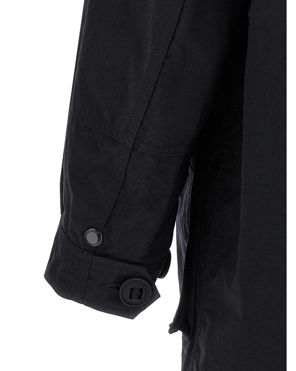 Junya Watanabe Black X C.P. Company Hooded Parka for men