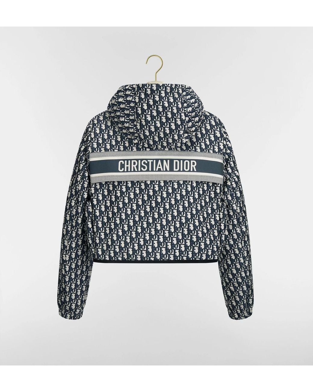 Dior Gray Short Hooded Jacket