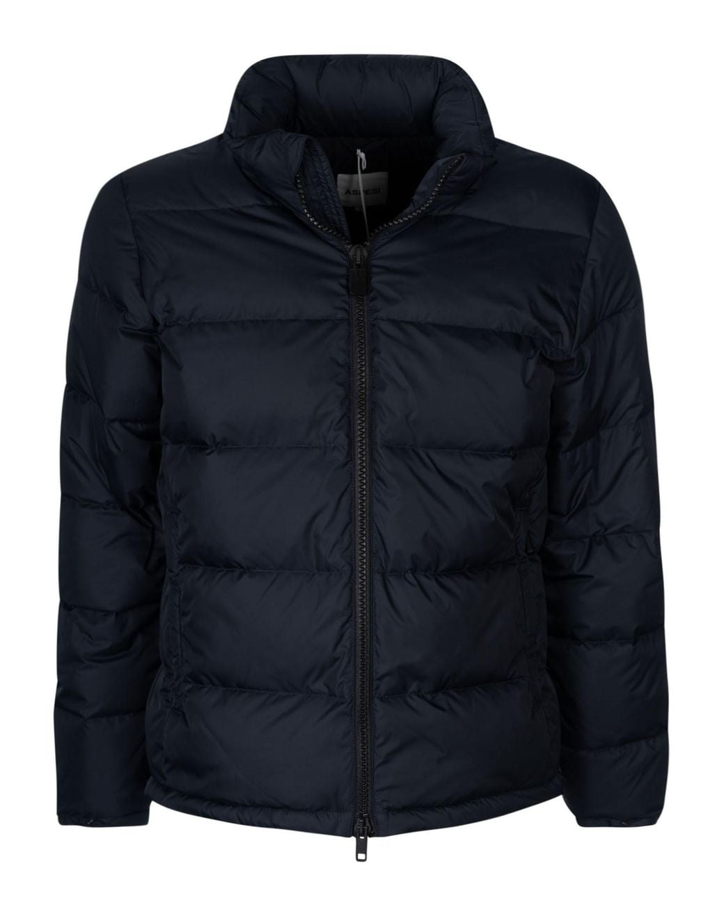 Aspesi Blue Logo Patch Padded Jacket for men