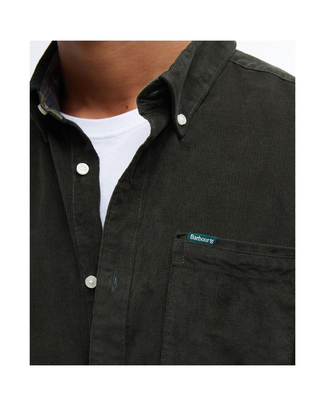Barbour Black Button-Down Shirt for men