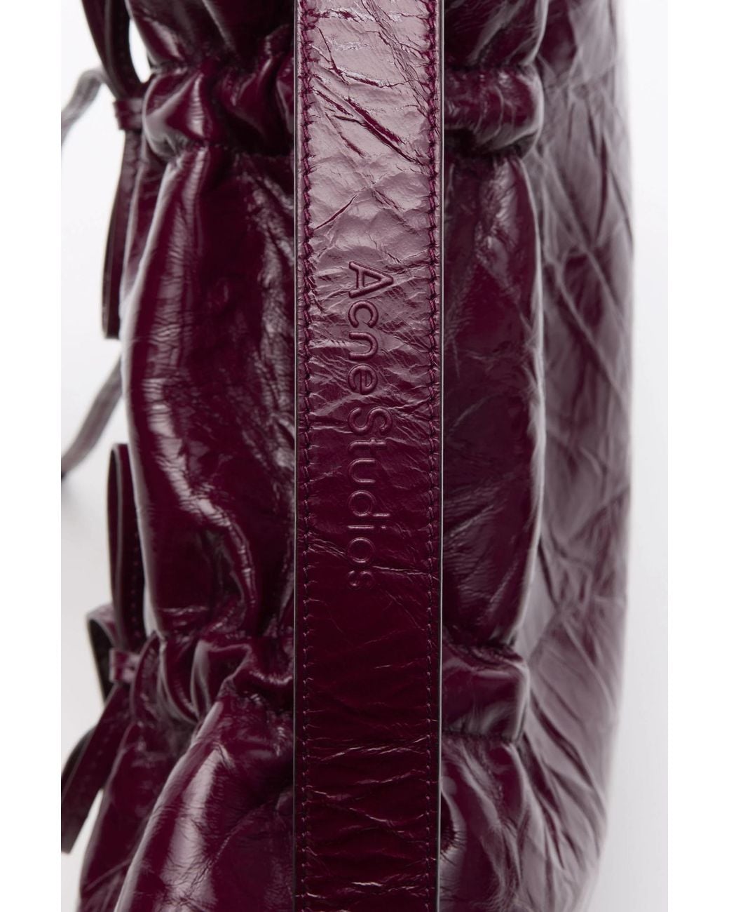 Acne Purple Multipocket Shoulder Bag