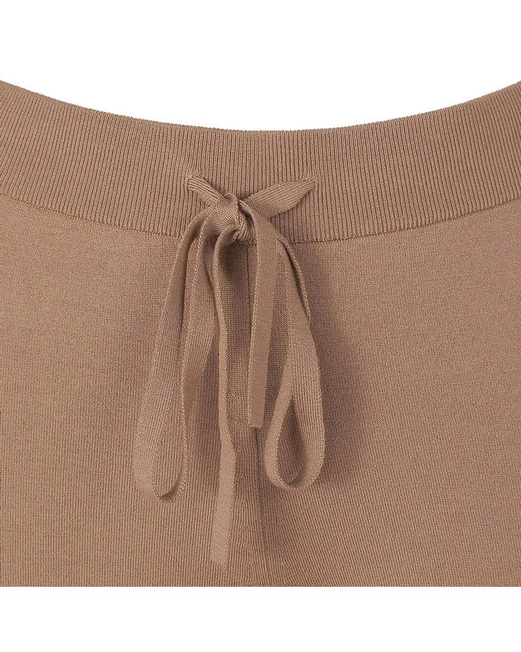Max Mara Brown Stretch Wool Pants