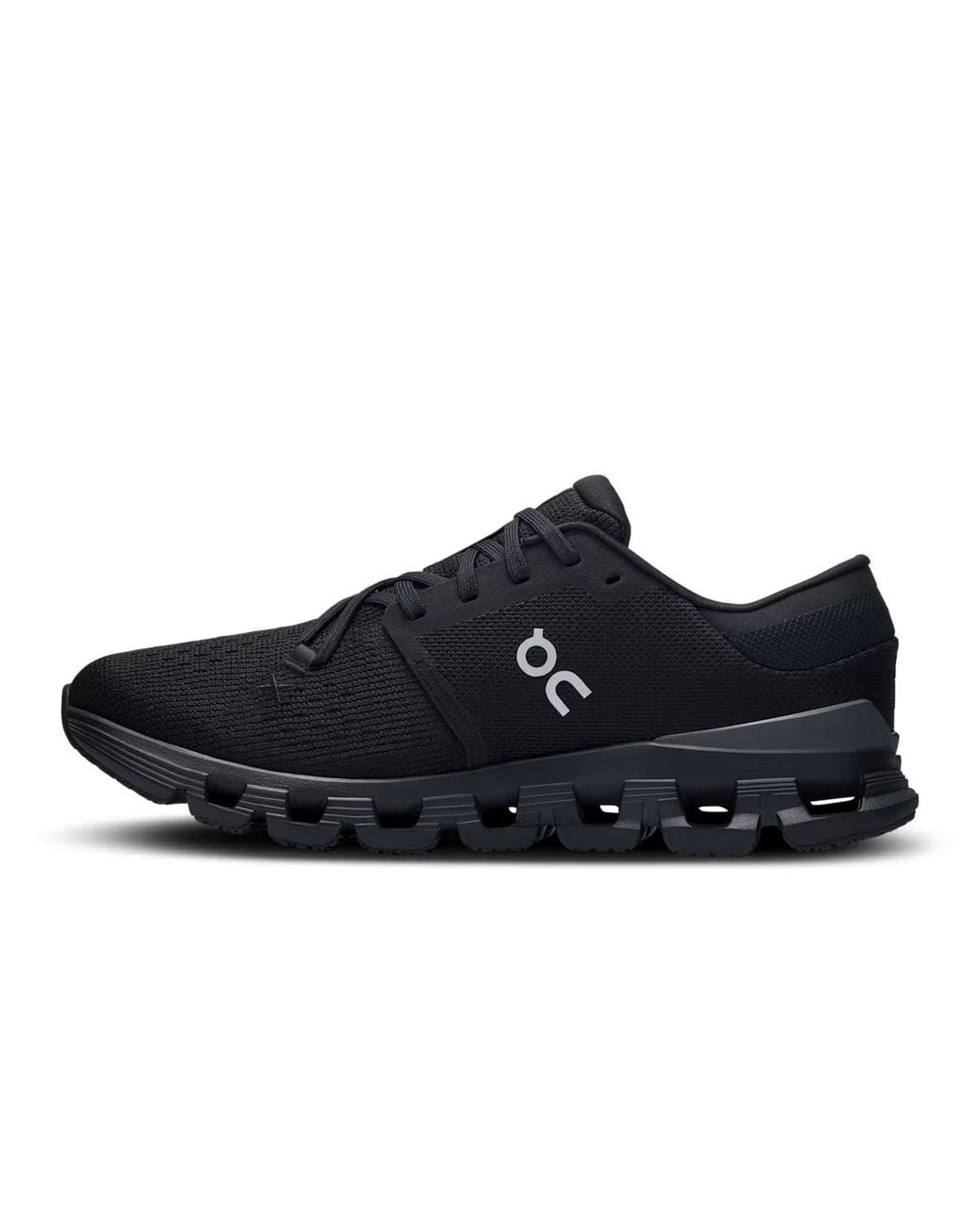 On Shoes Black Cloud X4 Lace-Up Sneakers