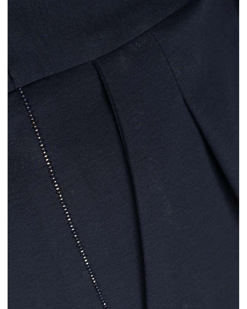 Fabiana Filippi Blue Drawstring-Waist Trousers