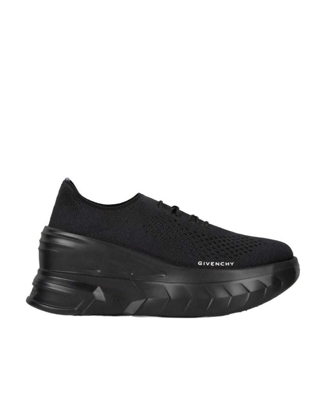 Givenchy Black Marshmallow Wedge Sneakers