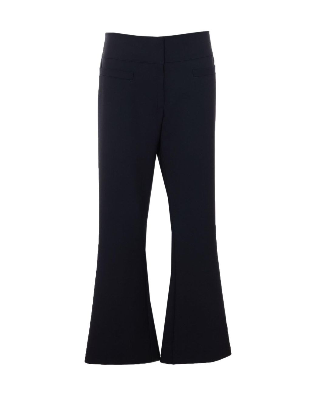 Courreges Blue Courrèges Heritage Cropped Bootcut Pants