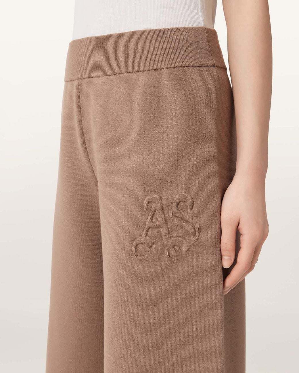 AllSaints Brown Sonny Knitted Trouser