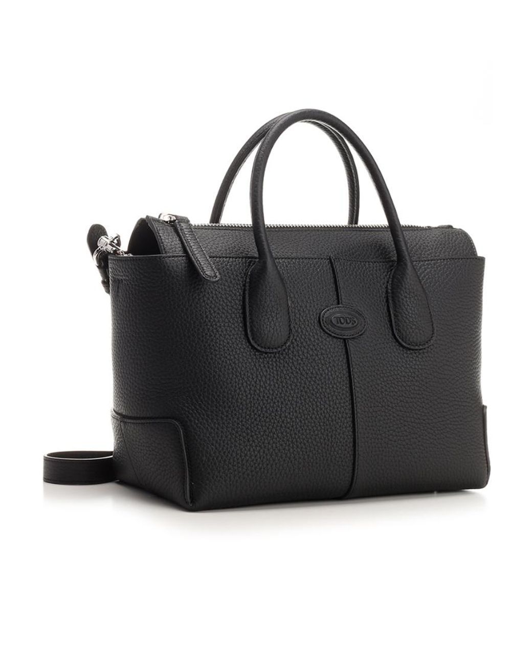 Tod's Black Di Small Tote Bag