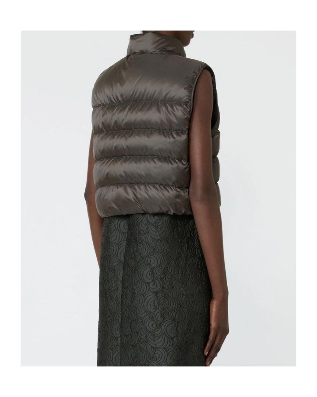 Max Mara Gray The Cube Mtcfavilla Quilted Puffer Jacket
