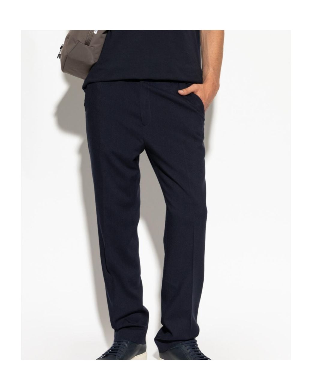 Paul Smith Blue Elastic-Waist Pants for men