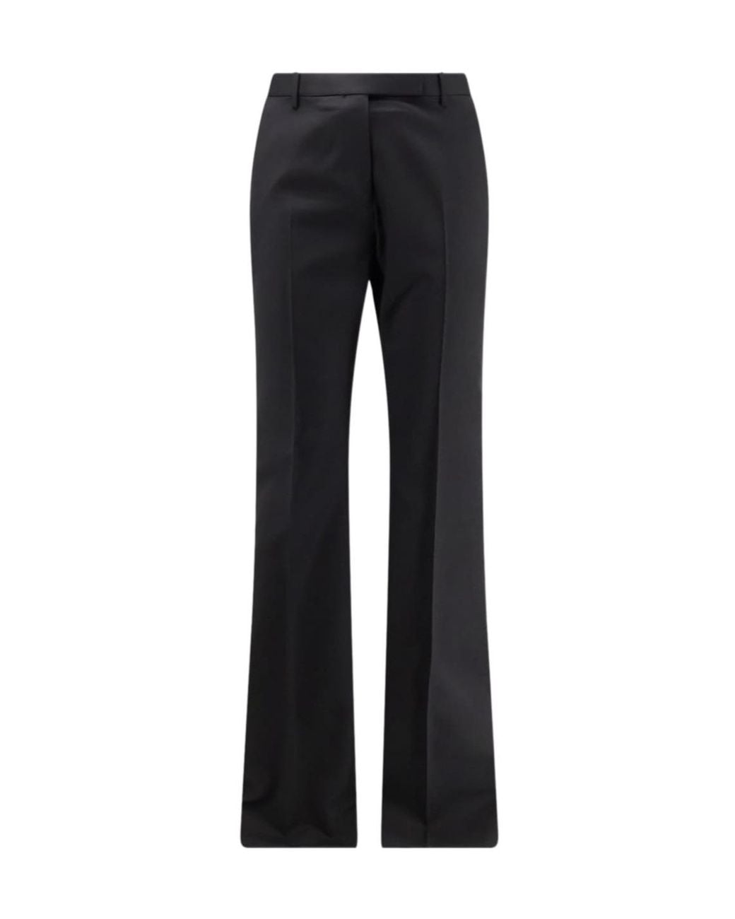 Tom Ford Black Mid-Rise Slim-Fit Flared Casual Trousers